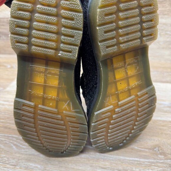 Dr. Martens 1461 Farrah Black Chunky Glitter Oxford Shoes Women's Size 7 - Picture 4 of 7